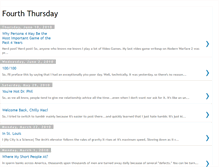 Tablet Screenshot of 4thursday.blogspot.com