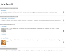 Tablet Screenshot of juliebenoit.blogspot.com