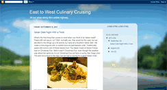 Desktop Screenshot of culinarycruising.blogspot.com