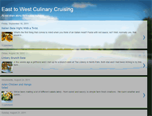 Tablet Screenshot of culinarycruising.blogspot.com