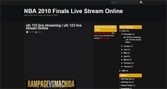 Desktop Screenshot of nba-live-streams.blogspot.com