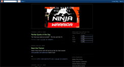 Desktop Screenshot of ninjawarriorworkout.blogspot.com