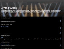 Tablet Screenshot of beyondswagg.blogspot.com