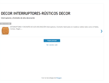 Tablet Screenshot of interruptores-rusticos-decor.blogspot.com