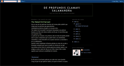 Desktop Screenshot of deprofundisclamavisalamandra.blogspot.com