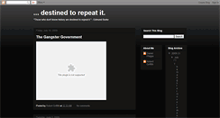 Desktop Screenshot of destinedtorepeatit.blogspot.com