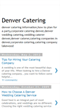 Mobile Screenshot of denver-catering.blogspot.com