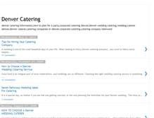 Tablet Screenshot of denver-catering.blogspot.com