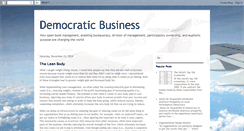 Desktop Screenshot of democraticbusiness.blogspot.com