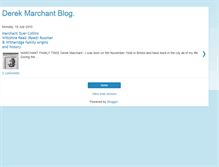 Tablet Screenshot of derekmarchant.blogspot.com