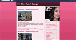 Desktop Screenshot of missynickiesmusings.blogspot.com