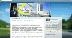 Desktop Screenshot of deputadoadrian.blogspot.com