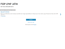 Tablet Screenshot of fsdplpmpjatim.blogspot.com