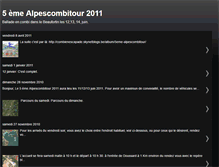 Tablet Screenshot of 5emealpescombitour2011.blogspot.com