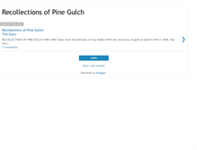 Tablet Screenshot of pinegulch.blogspot.com