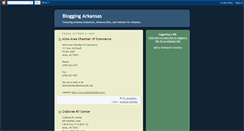 Desktop Screenshot of bloggingarkansas.blogspot.com