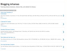 Tablet Screenshot of bloggingarkansas.blogspot.com