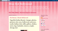 Desktop Screenshot of misshotbollywood.blogspot.com