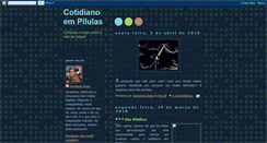 Desktop Screenshot of cotidianoempilulas.blogspot.com