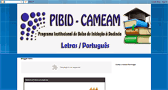 Desktop Screenshot of pibidcameamdl.blogspot.com