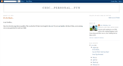 Desktop Screenshot of chicpersonalfun.blogspot.com