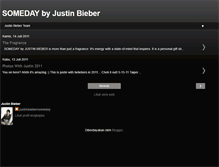 Tablet Screenshot of justinbiebersomeday.blogspot.com