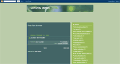 Desktop Screenshot of comunitystation.blogspot.com