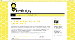 Desktop Screenshot of bumbleofjoy.blogspot.com