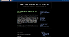 Desktop Screenshot of hawaiianwinter.blogspot.com