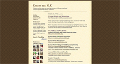 Desktop Screenshot of kansas150slk.blogspot.com