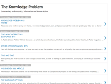 Tablet Screenshot of knowledgeproblem.blogspot.com