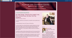 Desktop Screenshot of fashionandgrammargripes.blogspot.com