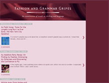 Tablet Screenshot of fashionandgrammargripes.blogspot.com