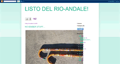 Desktop Screenshot of listodelrio-andale.blogspot.com