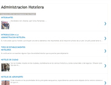 Tablet Screenshot of administracionhotelera200802.blogspot.com