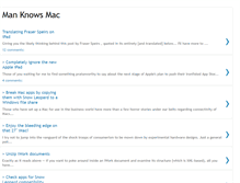 Tablet Screenshot of manknowsmac.blogspot.com