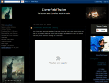 Tablet Screenshot of cloverfield--trailer.blogspot.com