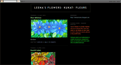 Desktop Screenshot of leenasflowers.blogspot.com