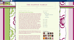 Desktop Screenshot of hanwayfamily.blogspot.com