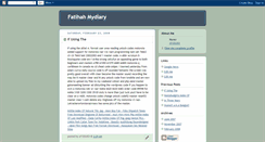 Desktop Screenshot of fatihah--mydiary.blogspot.com