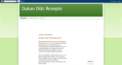 Desktop Screenshot of dukan-rezepte.blogspot.com