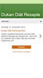 Mobile Screenshot of dukan-rezepte.blogspot.com