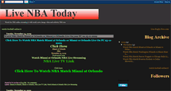 Desktop Screenshot of livenbatoday.blogspot.com