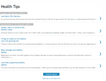 Tablet Screenshot of healthtipsarticles.blogspot.com