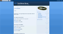 Desktop Screenshot of fastmoneyrecaps.blogspot.com