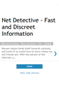 Mobile Screenshot of discreetnetdetective.blogspot.com