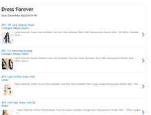 Tablet Screenshot of dressforever.blogspot.com