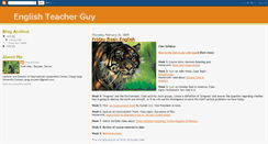 Desktop Screenshot of englishteacherguy.blogspot.com