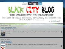 Tablet Screenshot of blackcityblog.blogspot.com