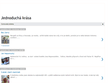Tablet Screenshot of jednoduchakrasa.blogspot.com